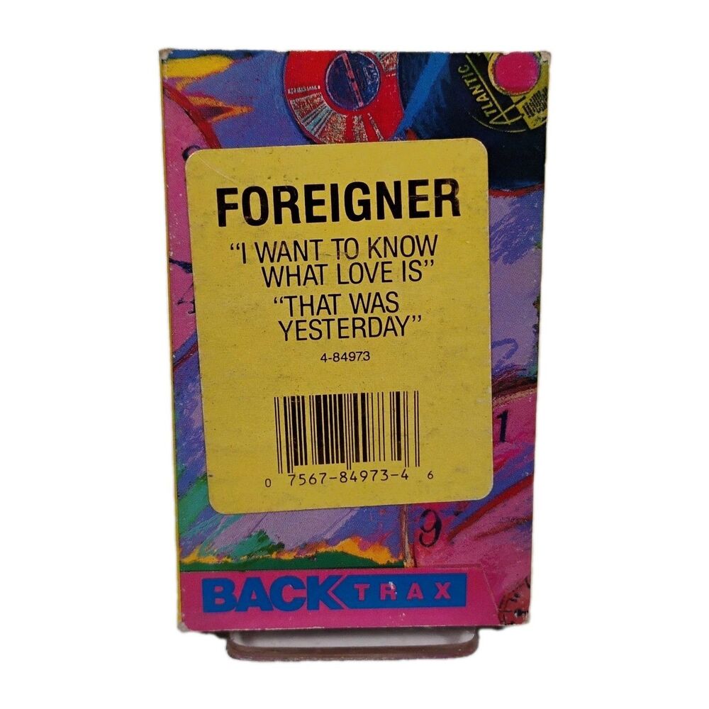 Foreigner Cassette 1989 I Want to Know What Love Is [Single]  Rare OOP VG